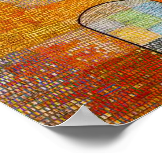 Paul Klee Ad Parnassum Poster (Ecke)