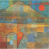 Paul Klee - Ad Parnassus Aufkleber (Vorderseite)