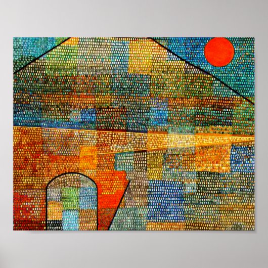 Paul Klee, Ad Parnassus, Poster (Vorne)