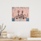Paul Klee - Alter Dampfer (Altes Dampfschiff), Poster (Küche)