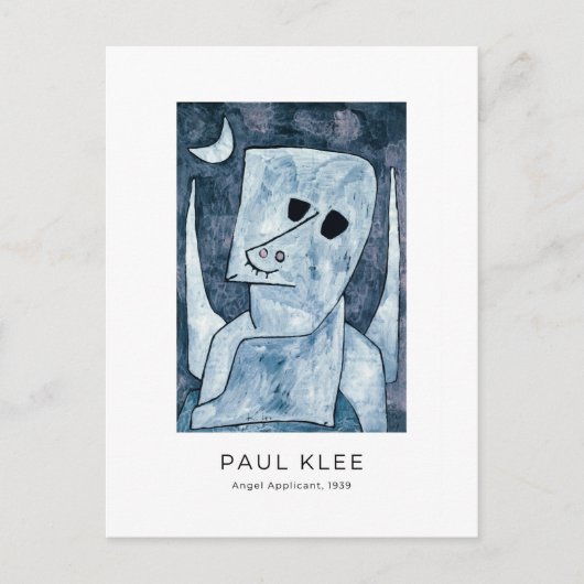 Paul Klee, Angel Kläger - Moderne Abstrakte Kunst Postkarte (Vorderseite)