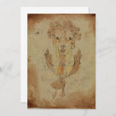 Paul Klee - Angelus Novus Dankeskarte (Vorne/Hinten)