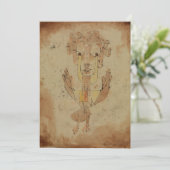 Paul Klee - Angelus Novus Einladung (Stehend Vorderseite)