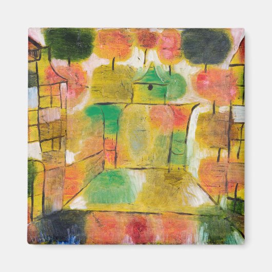 Paul Klee architecture Magnet (Vorne)