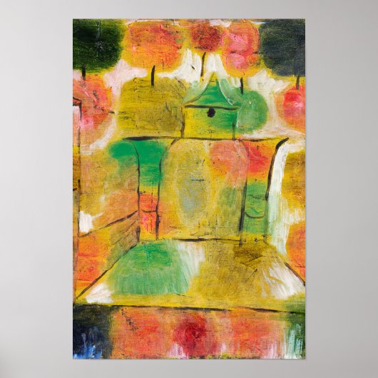 Paul Klee architecture Poster (Vorne)