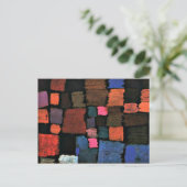 Paul Klee art, Coming to Bloom Postkarte (Stehend Vorderseite)