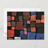 Paul Klee art, Coming to Bloom Postkarte (Vorne/Hinten)
