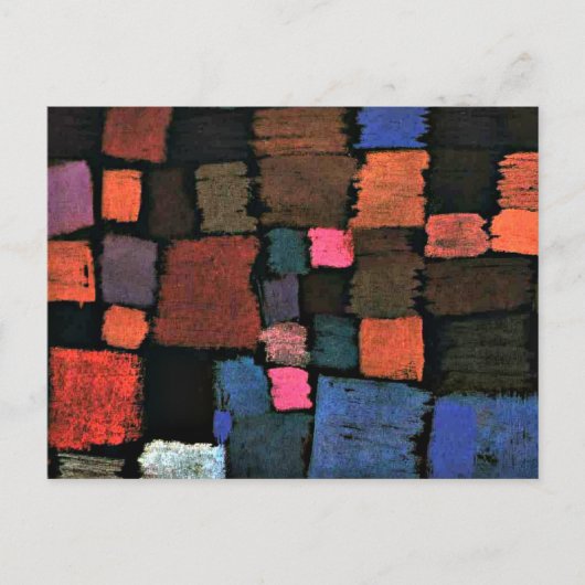 Paul Klee art, Coming to Bloom Postkarte (Vorderseite)