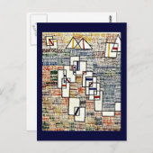 Paul Klee art: Cote de Provence Postkarte (Vorne/Hinten)