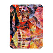 Paul Klee art: Das Hotel, berühmtes Gemälde, Magnet (Vertikal)