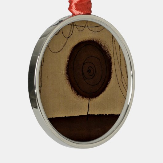 Paul Klee art: Eine Blume führt aus Silbernes Ornament (Rechts)