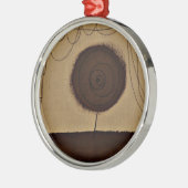 Paul Klee art: Eine Blume führt aus Silbernes Ornament (Links)