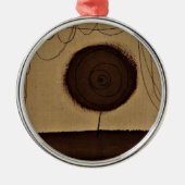 Paul Klee art: Eine Blume führt aus Silbernes Ornament (Vorne)