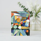 Paul Klee art: Farbformen Postkarte (Stehend Vorderseite)