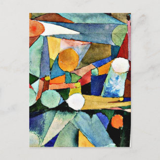 Paul Klee art: Farbformen Postkarte