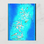 Paul Klee art: Fischbild, Gemälde von Klee Postkarte (Vorderseite)