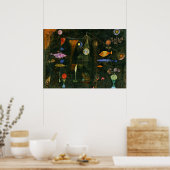 Paul Klee Art: Fish Magic, berühmtes Klee-Gemälde Poster (Küche)