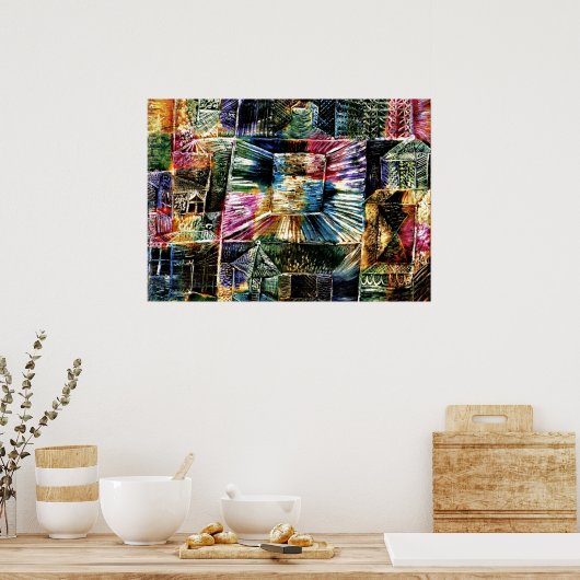 Paul Klee Art: Kiosk Architektur Poster (Küche)