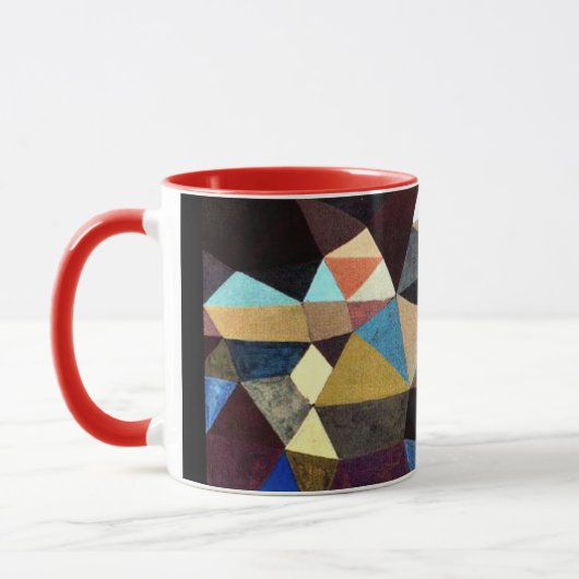 Paul Klee art: Kristalllandschaft Tasse (Links)