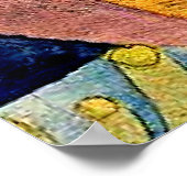 Paul Klee art, Landschaft mit Flaggen Poster (Ecke)