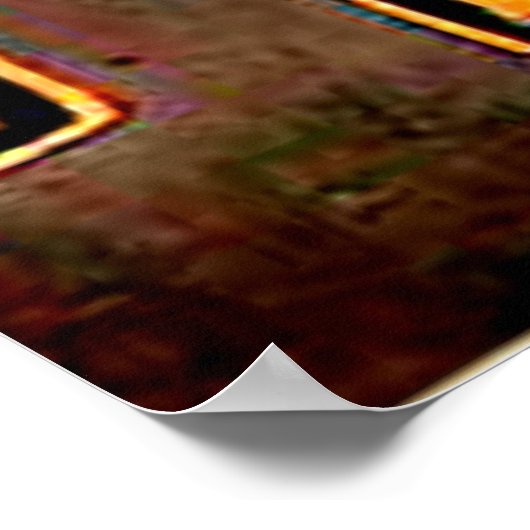 Paul Klee art - Revolution des Viadukts-1937 Poster (Ecke)