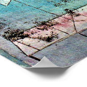 Paul Klee art, Twitter Machine Poster (Ecke)