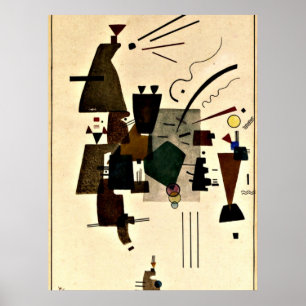 Paul Klee art: Warmed Cool Poster