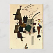 Paul Klee art: Warmes Cool Postkarte (Vorderseite)