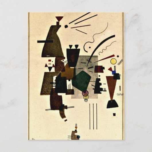 Paul Klee art: Warmes Cool Postkarte (Vorderseite)