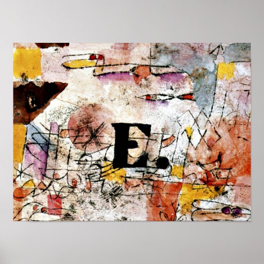 Paul Klee art - Waterfowl - Duck, 1919 Poster (Vorne)