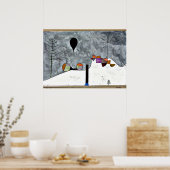 Paul Klee art: Wintergemälde Poster (Küche)