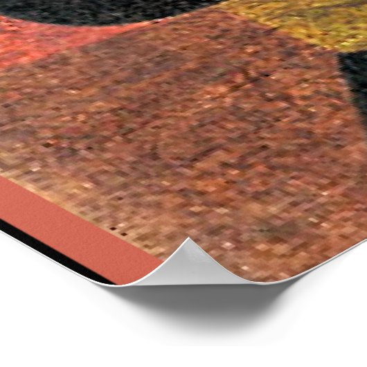 Paul Klee artwork, Exotics, Poster (Ecke)