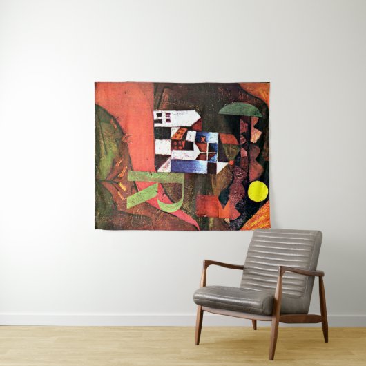 Paul Klee artwork, Villa R Wandteppich (Beispiel (Horizontal))