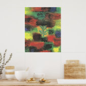 Paul Klee - Bäumchen im Gebüsch Poster (Küche)