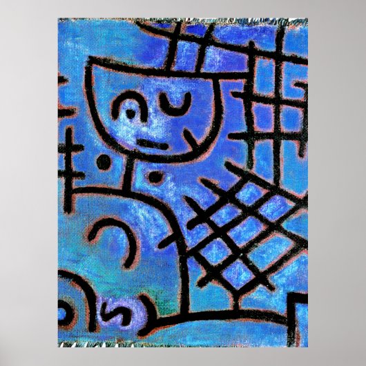 Paul Klee berühmtes Bild, Captive, Poster (Vorne)