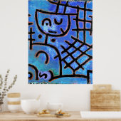 Paul Klee berühmtes Bild, Captive, Poster (Küche)