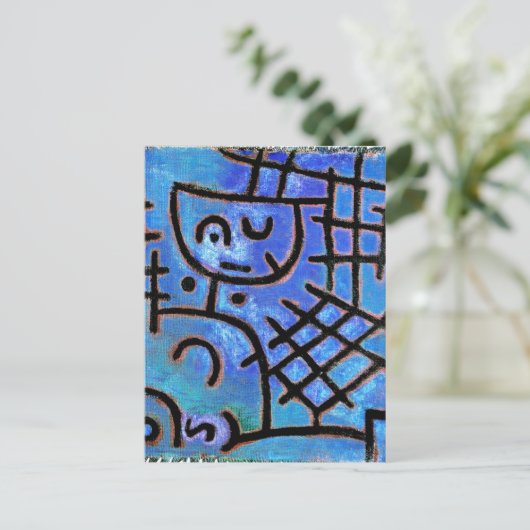 Paul Klee berühmtes Bild, Captive, Postkarte (Stehend Vorderseite)