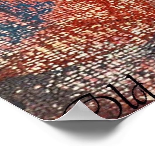 Paul Klee Bird Circles Poster (Ecke)