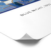 Paul Klee, Blue Night - Moderne Abstrakte Kunst Poster (Ecke)