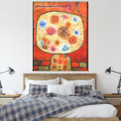 Paul Klee, Blume in Stone, Leinwanddruck (Insitu (Schlafzimmer))