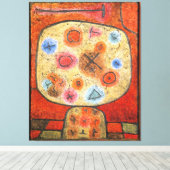 Paul Klee, Blume in Stone, Leinwanddruck (Insitu (Holzboden))