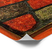 Paul Klee, Blume in Stone, Poster (Ecke)