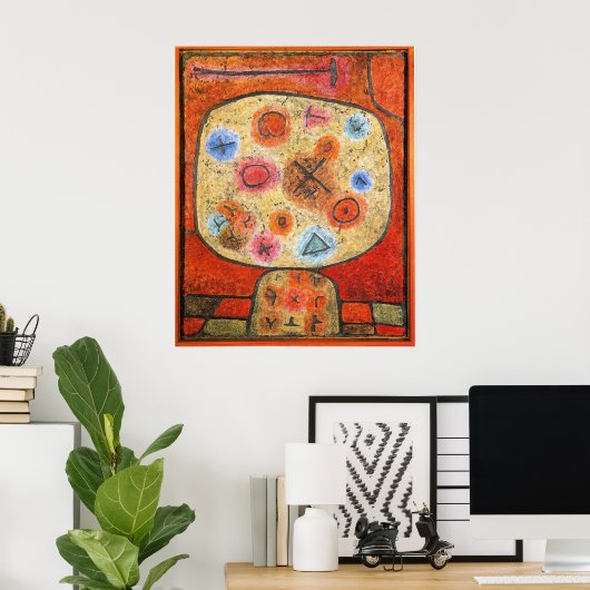 Paul Klee, Blume in Stone, Poster (Heimbüro)