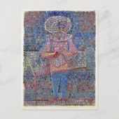 Paul Klee Boy in Extravagantem Kleid Postkarte (Vorderseite)