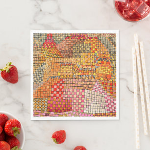 Paul Klee - Burgstadt Kr. Serviette