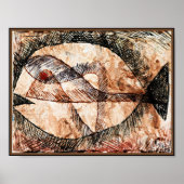 Paul Klee - C.-C.=Fisch, abstrakte Kunst Poster (Vorne)