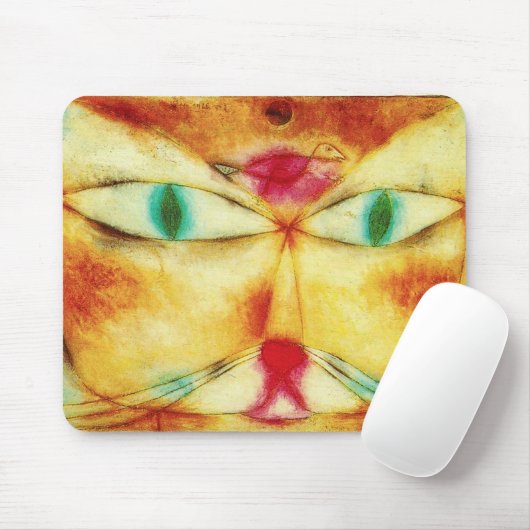 Paul Klee Cat und Bird Mouse Pad Mousepad (Mit Mouse)