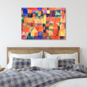 Paul Klee - City with the Three Domes Leinwanddruck (Insitu (Schlafzimmer))