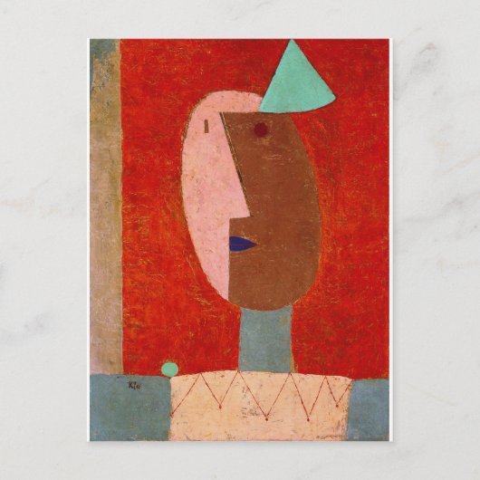 Paul Klee - Clown Postkarte (Vorderseite)