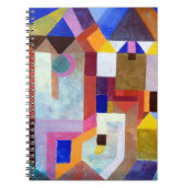 Paul Klee Colorful Architecture Notizblock (Vorderseite)